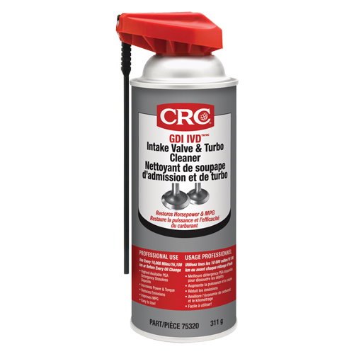 GDI IVD Intake Valve & Turbo Cleaner, Aerosol Can Sécurité Médic