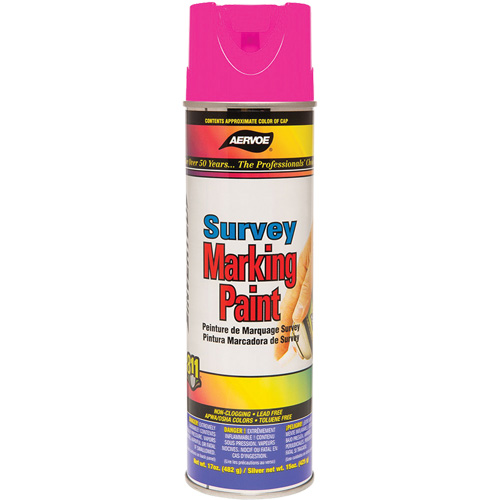 Solvent-Based Marking Paint, 17 oz., Aerosol Can Sécurité Médic