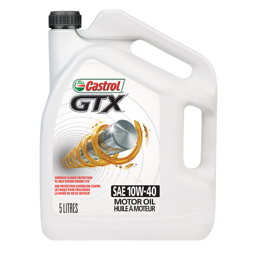 GTX&reg; 10W40 Motor Oil, 5 L, Jug Sécurité Médic