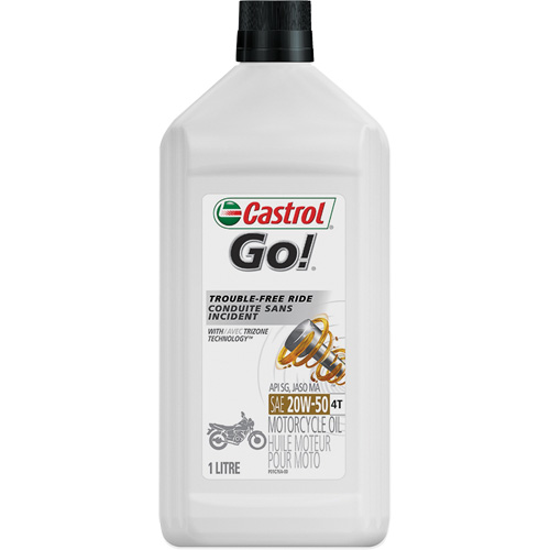 Huile pour motocyclette Grand Prix 4T 20W50, 1 L, Bouteille Sécurité Médic