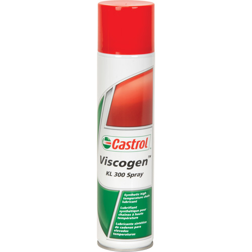 Lubrifiant synth&eacute;tique haute temp&eacute;rature pour chaîne KL Viscogen, Canette a&eacute;rosol Sécurité Médic