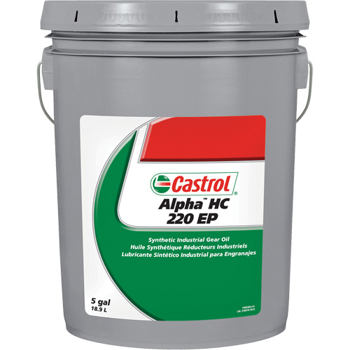Alpha HC EP 220 Synthetic Industrial Gear Oil, 18.93 L Sécurité Médic