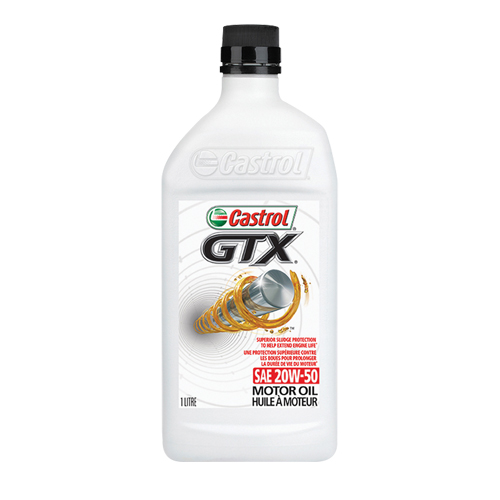 Huile &agrave; moteur 20W50 GTX, 1 L, Bouteille Sécurité Médic
