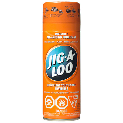 Lubrifiant &agrave; vaporiser Jig-A-Loo, Canette a&eacute;rosol Sécurité Médic