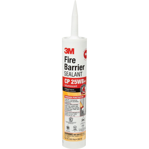 Fire Barrier Sealant CP, 298 ml, Cartridge, Red Sécurité Médic