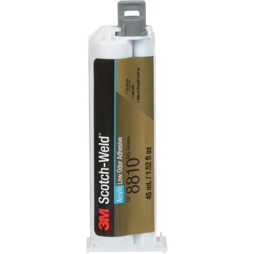 Scotch-Weld Low-Odour Adhesive, Two-Part, Dual Cartridge, 45 ml, Green Sécurité Médic