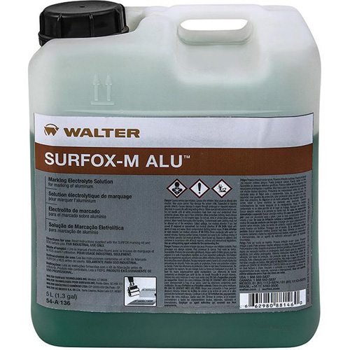 Surfox-M Alum Marking Electrolyte Solution Sécurité Médic