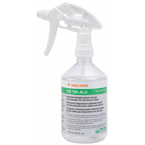 Nettoyant et d&eacute;graissant naturel CB 100 ALU, Bouteille &agrave; g&acirc;chette Sécurité Médic