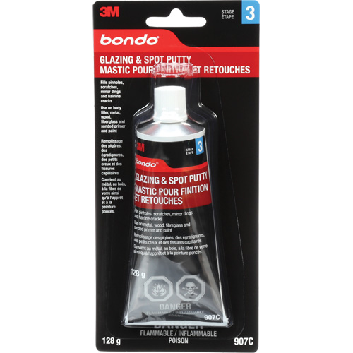 Bondo&reg; Glazing & Spot Putty, 4.5 oz., Tube Sécurité Médic