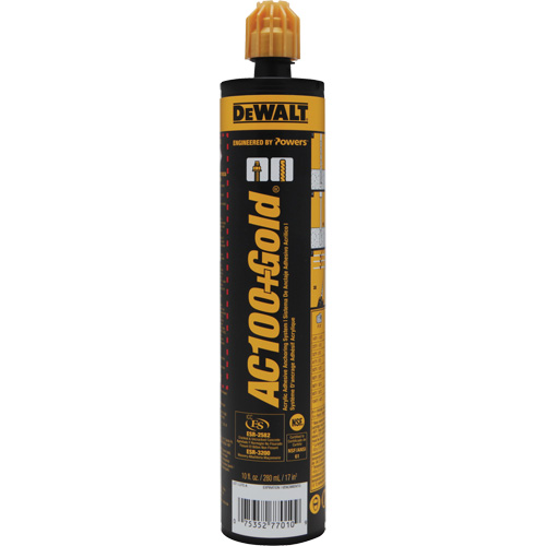 AC100+ Gold&reg; Adhesive Anchoring System Sécurité Médic