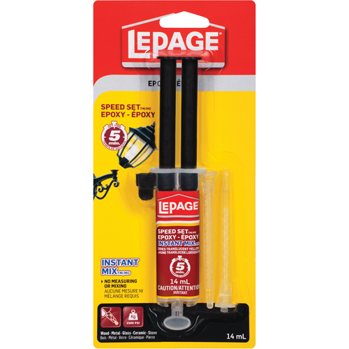&eacute;poxy &agrave; s&eacute;chage rapide, 14 ml, &eacute;poxyde, Deux composants, Blanc cass&eacute; Sécurité Médic