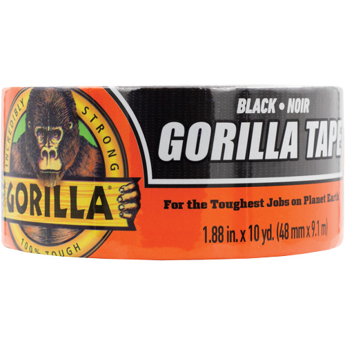 Duct Tape, 17 mils, Black, 48 mm (2") x 9.14 m (30') Sécurité Médic