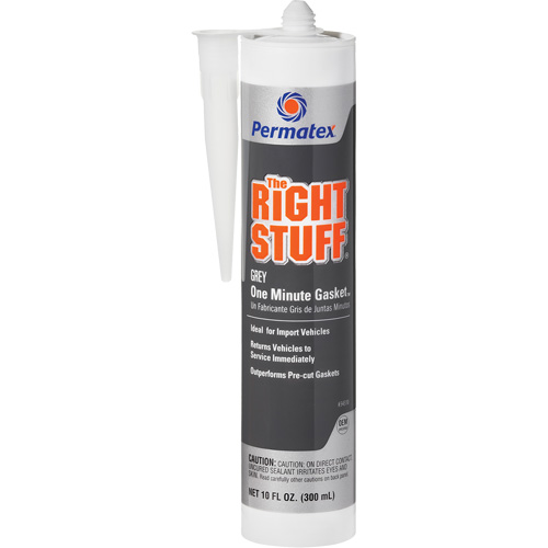 The Right Stuff&reg; Instant Gasket Maker, Cartridge, Grey Sécurité Médic