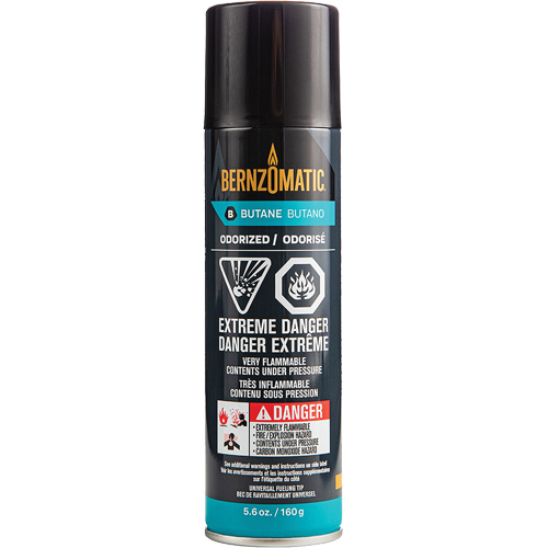 5.6-oz. Disposable Gas Cylinder, Butane Sécurité Médic