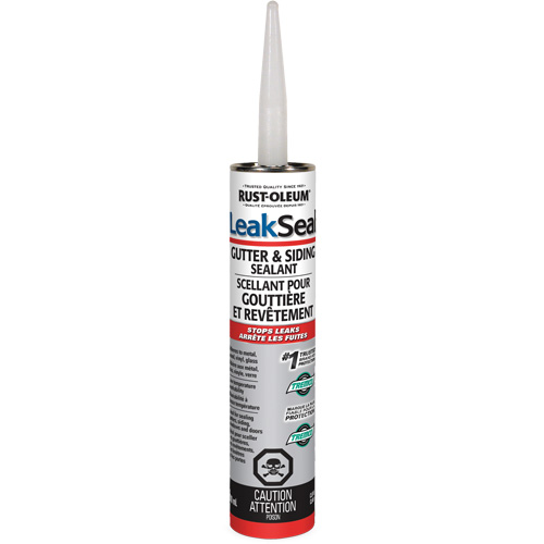 LeakSeal&reg; Gutter & Siding Sealant Sécurité Médic