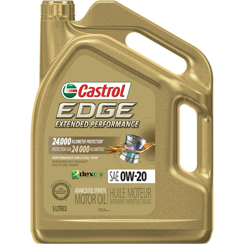 Edge&reg; Extended Performance 0W-20 Motor Oil, 5 L, Jug Sécurité Médic