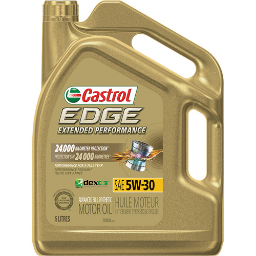 Huile pour moteur performance prolong&eacute;e 5W-30 Edge, 5 L, Cruche Sécurité Médic