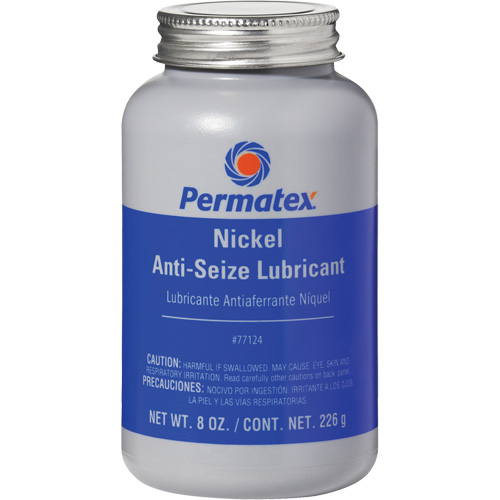 Nickel Anti-Seize Lubricant, Brush Top Can, 2400°F (1316°C) Max. Temp. Sécurité Médic
