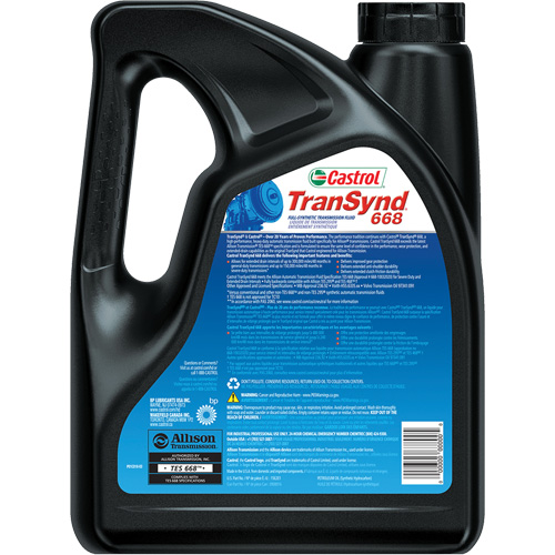 TranSynd 668 Full-Synthetic Automatic Transmission Fluid Sécurité Médic