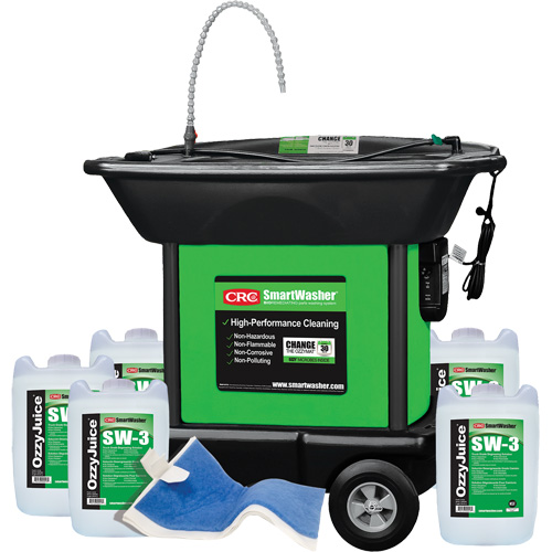 Trousse de bassin de nettoyage de pi&egrave;ces lourd SmartWasher SW-337 Sécurité Médic