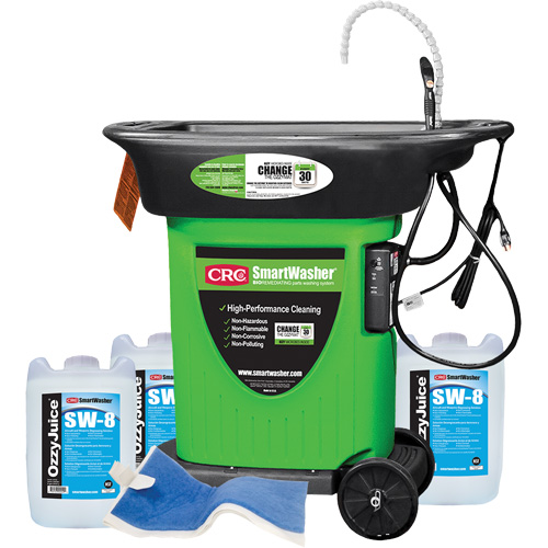 SmartWasher SW-823 Mobile Parts Washer Kit Sécurité Médic
