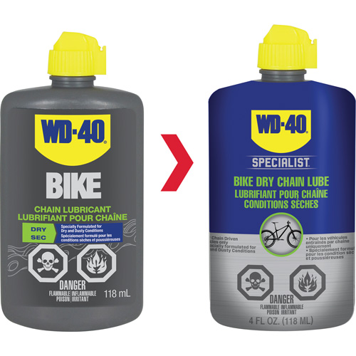 Bike Dry Chain Lubricant, Bottle Sécurité Médic