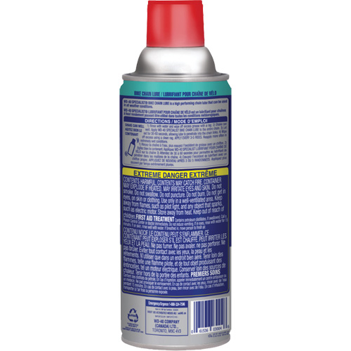 Bike Chain Lubricant, Aerosol Can Sécurité Médic
