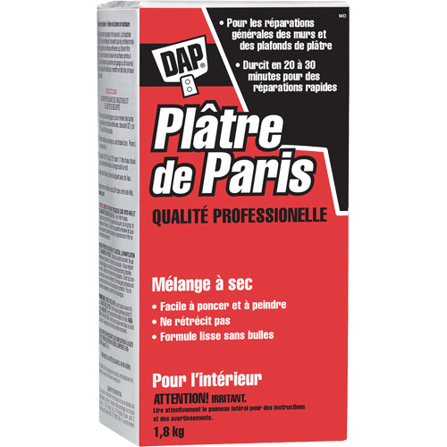Plaster of Paris Dry Mix, 2 kg, Box Sécurité Médic