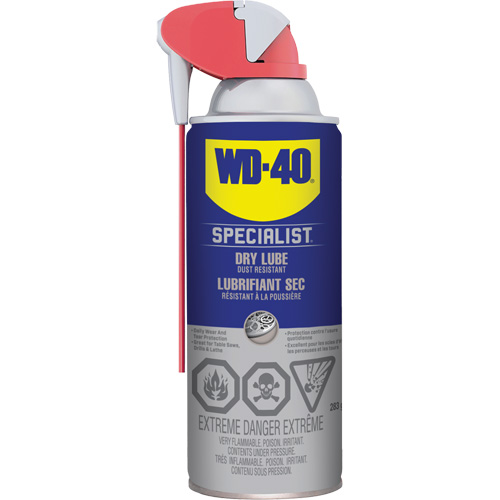 Specialist&reg; Dirt & Dust Resistant Dry Lubricant PTFE Spray, Aerosol Can Sécurité Médic