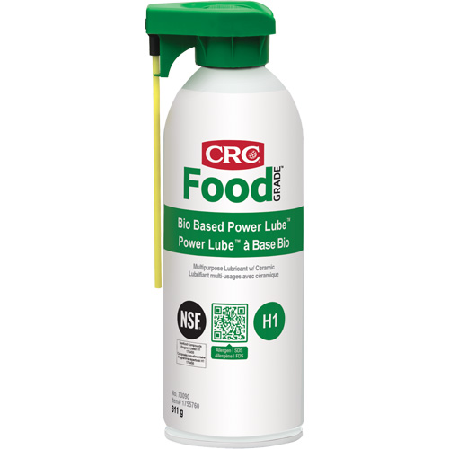 Lubrifiant polyvalent Power Lube biosourc&eacute; FoodGrade avec c&eacute;ramique, Canette a&eacute;rosol Sécurité Médic