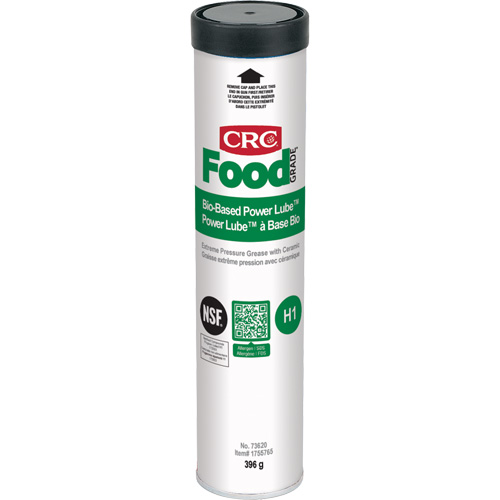 Graisse &agrave; pression extr&ecirc;me Power Lube biosourc&eacute; FoodGrade avec c&eacute;ramique, Cartouche Sécurité Médic