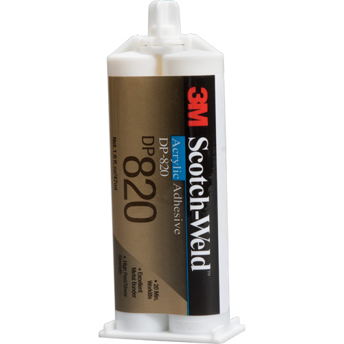 Scotch-Weld Acrylic Adhesive, Two-Part, Dual Cartridge, 1.6 fl. oz., Off-White Sécurité Médic