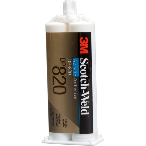 Scotch-Weld Acrylic Adhesive, Two-Part, Dual Cartridge, 400 ml, Off-White Sécurité Médic