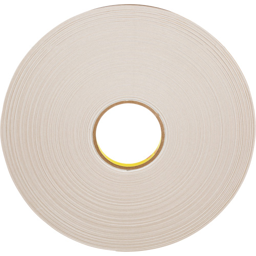 Ruban double face en mousse, 66 m (216') lo x 12,7 mm (1/2") la, 31 mils, Poly&eacute;thyl&egrave;ne Sécurité Médic