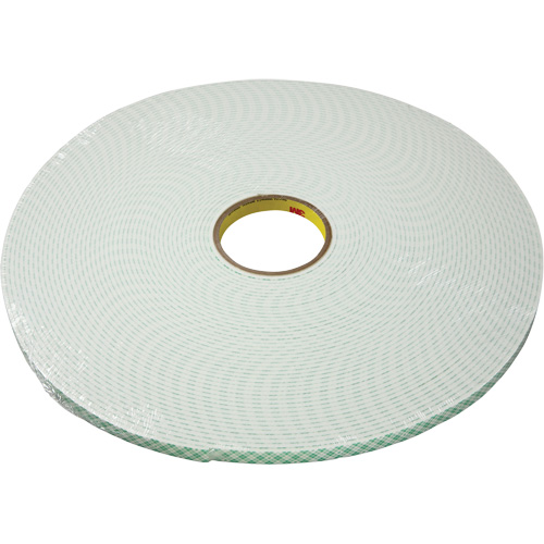Double-Coated Urethane Foam Tape, 16.5 m (54') L x 25.4 mm (1") W, 25 mils, Urethane Sécurité Médic