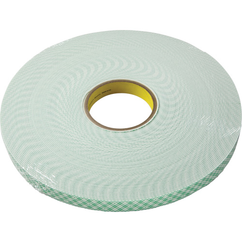 Double-Coated Foam Tape, 33 m (108') L x 18 mm (3/4") W, 62.5 mils, Urethane Sécurité Médic