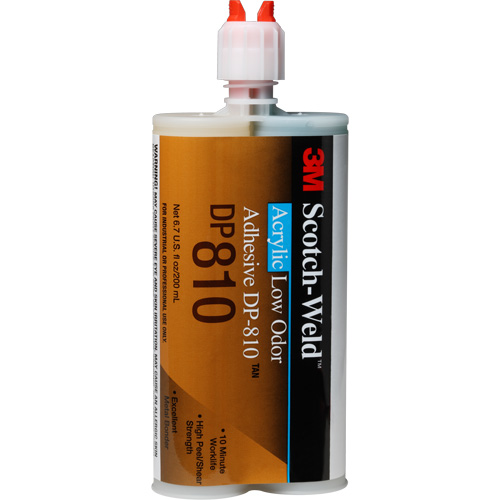 Adh&eacute;sif acrylique &agrave; faible odeur Scotch-Weld, Deux composants, Cartouche, 200 ml, Blanc cass&eacute; Sécurité Médic