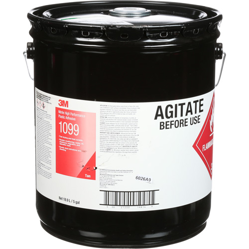 Scotch-Weld Nitrile High-Performance Adhesive, 5 gal., Pail, Yellow Sécurité Médic