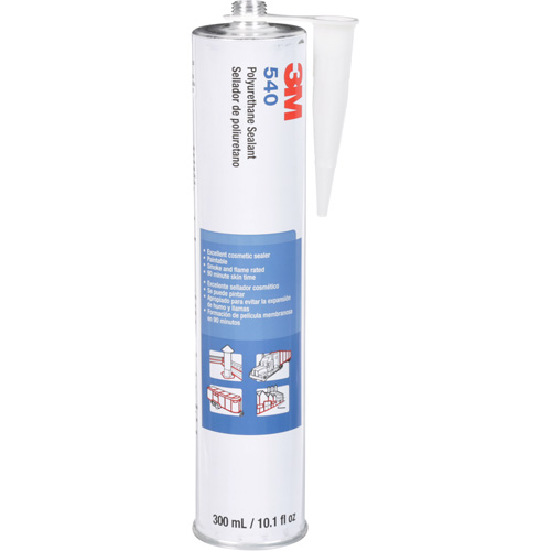 Polyurethane Adhesive Sealant, 10.3 oz., Black Sécurité Médic