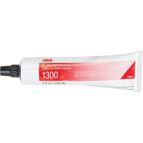 Rubber & Gasket Adhesive, Tube, Yellow Sécurité Médic