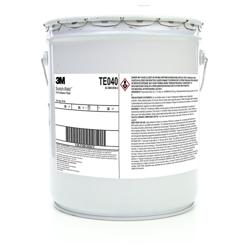 Scotch-Weld PUR Adhesive, 5 gal, Pail, Clear Sécurité Médic