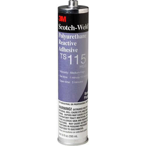Scotch-Weld PUR Adhesive, 10 oz., Cartridge, Clear Sécurité Médic