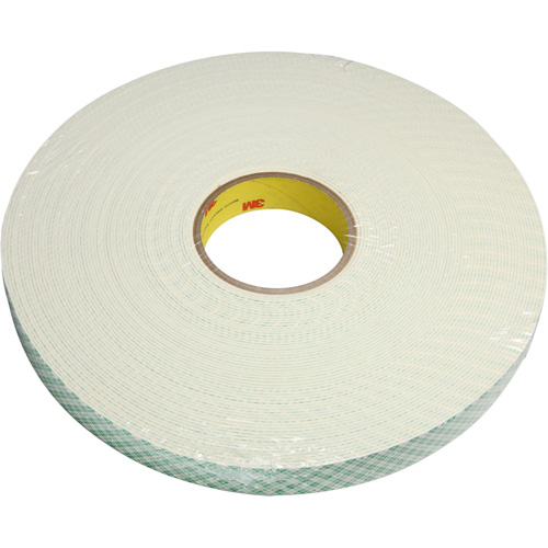 Ruban en mousse, 33 m (108') lo x 25,4 mm (1") la, 1,5 mil, Ur&eacute;thane Sécurité Médic