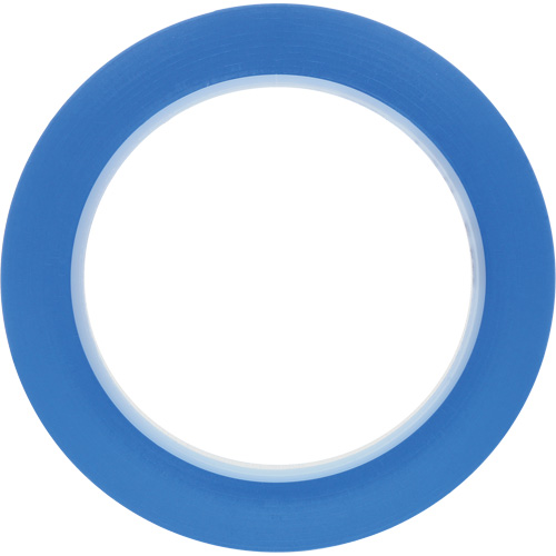Ruban en vinyle 471, 6 mm (1/4") la x 32,9 m (108') lo, 5,2 mils, Bleu Sécurité Médic