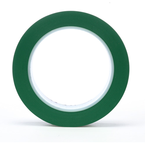 471 Vinyl Tape, 25.4 mm (1") W x 32.9 m (108') L, 5.2 mils, Green Sécurité Médic