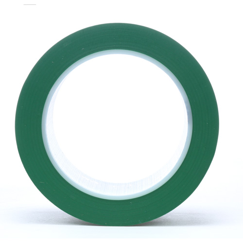 471 Vinyl Tape, 50.8 mm (2") W x 32.9 m (108') L, 5.2 mils, Green Sécurité Médic