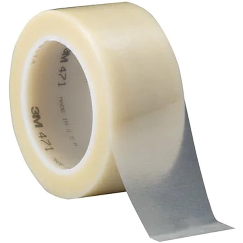 Ruban en vinyle 471, 102 mm (4") la x 32,9 m (108') lo, 5,3 mils, Jaune Sécurité Médic