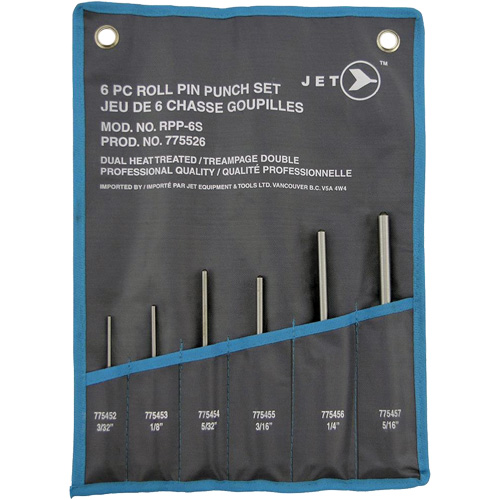 RPP-6S Jeu de poinçons pour goupilles cylindriques, 6 morcea Sécurité Médic