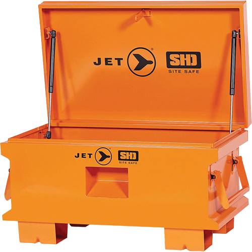 JSB-3219 Super Heavy-Duty Jobsite Tool Storage Box, 32-1/8" x 19" x 17-1/2", Steel, Orange Sécurité Médic