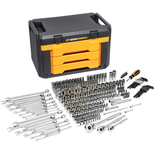 Mechanic's Tool Set in 3-Drawer Storage Box Sécurité Médic